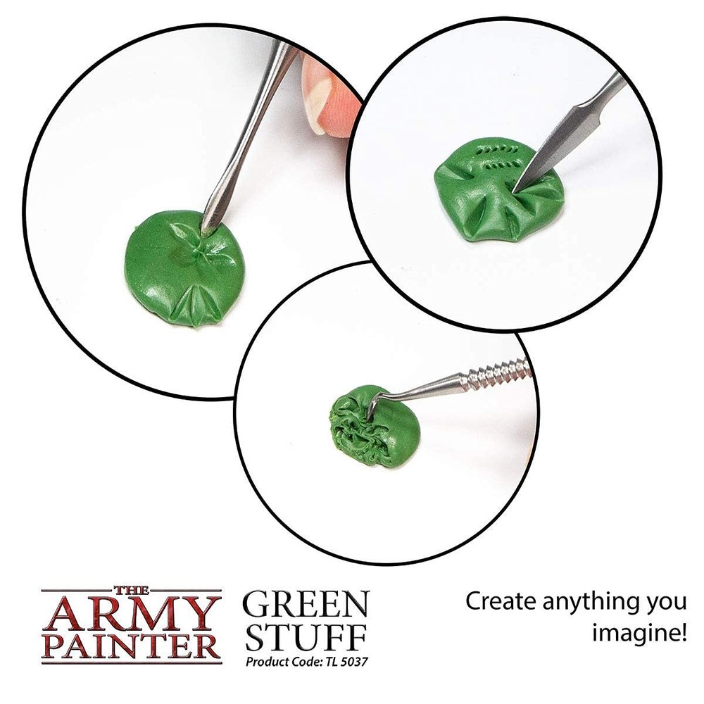 Green Stuff, 2 Part Modelling Clay, 20cm, Mouldable Model Putty Modelling Com...