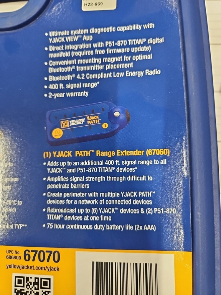 YELLOW JACKET YJACK TEMPERATURE CLAMP KIT 67070