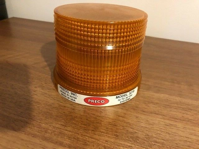 PRECO AMBER BEACON LENSE MODEL 3218