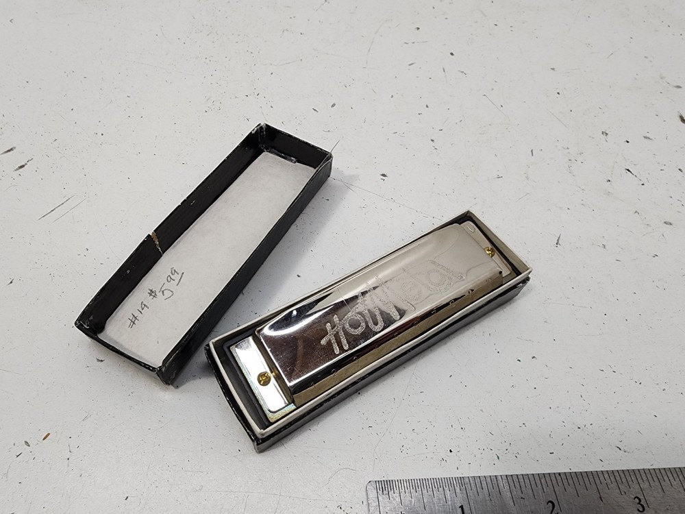 Hohner Hot Metal Harmonica with Case