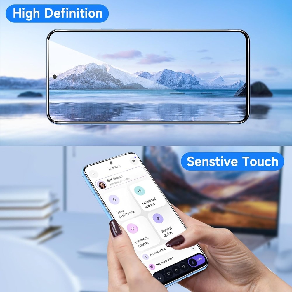 3 Pack Screen Protector & Camera Lens Protector for Google Pixel 8A 5G