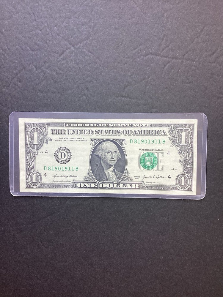 911 Emergency Dollar Bill