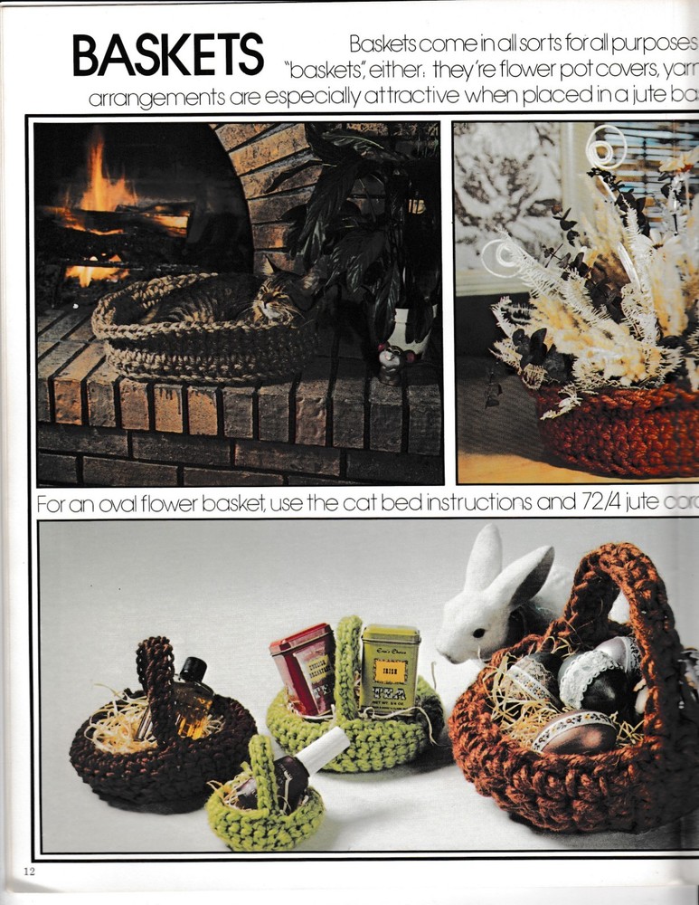 Crochet For Home Decor Projects Using Large Cords | Plaid Enterprises 7121