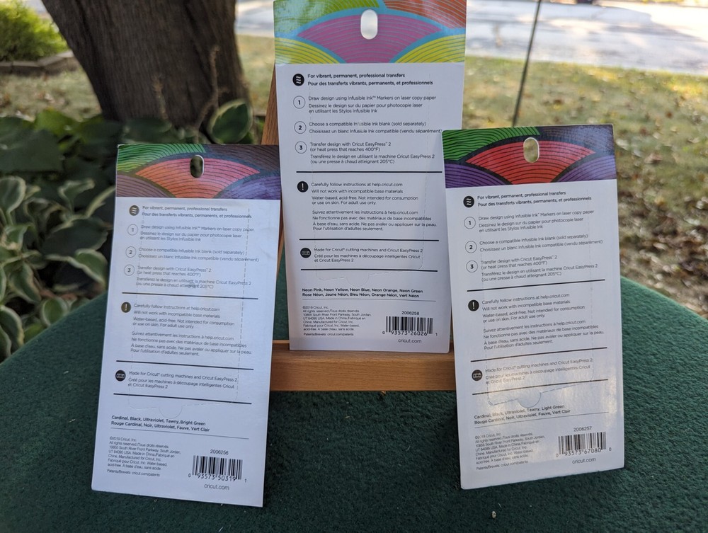 Cricut Infusible Ink Pens ( 1) .04 Basic & (2) 1.0 Basic And Neon