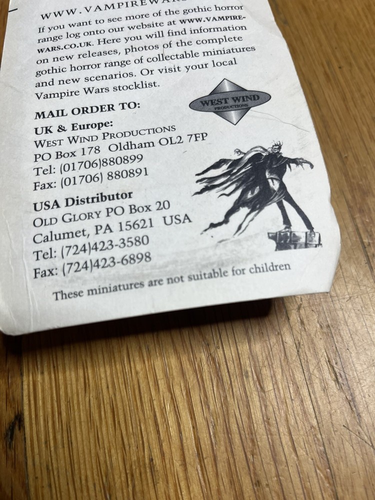Vampire Wars GHA-3 Amazonian Explorers