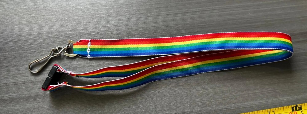 Rainbow Pride! 18” Ribbon Lanyard