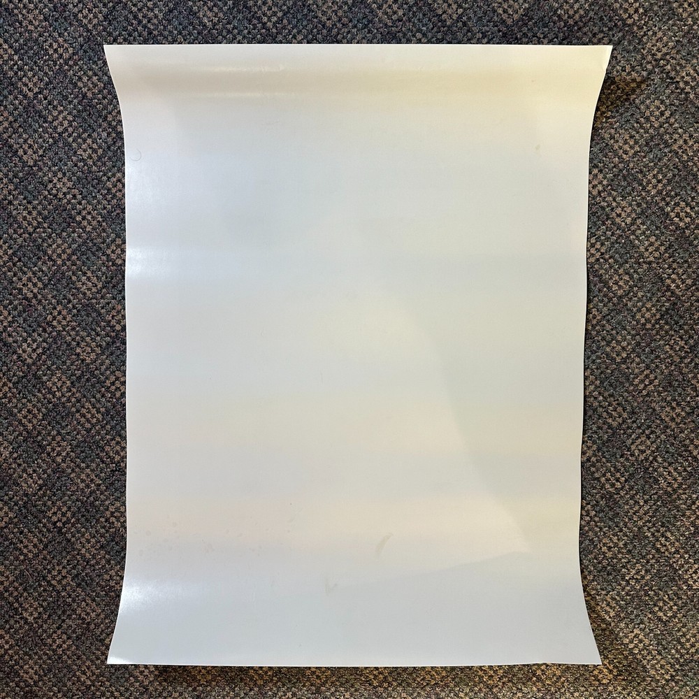 SUPER RARE _ APPLE COMPUTER 10th ANNIVERSARY RIPPLE POSTER _ AUTHENTIC _ 1987