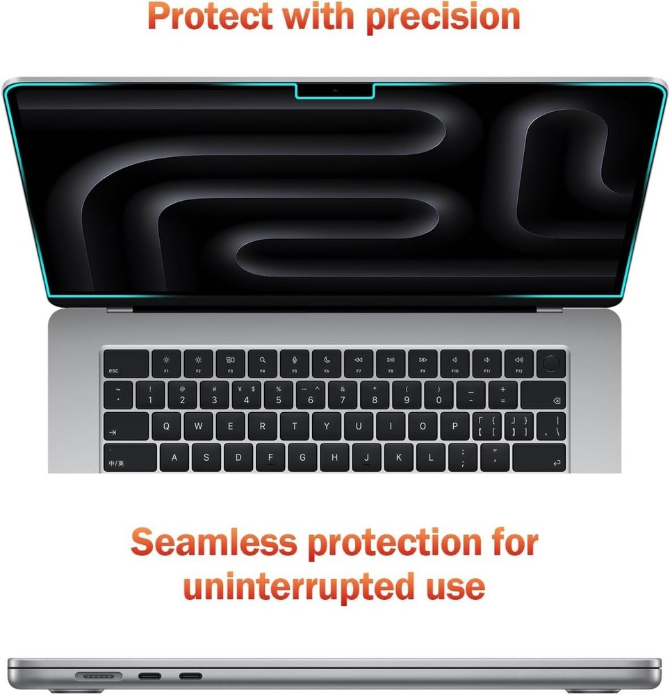 2-Pack Anti Blue Light Matte Screen Protector for 16" MacBook Pro (2021-2024)