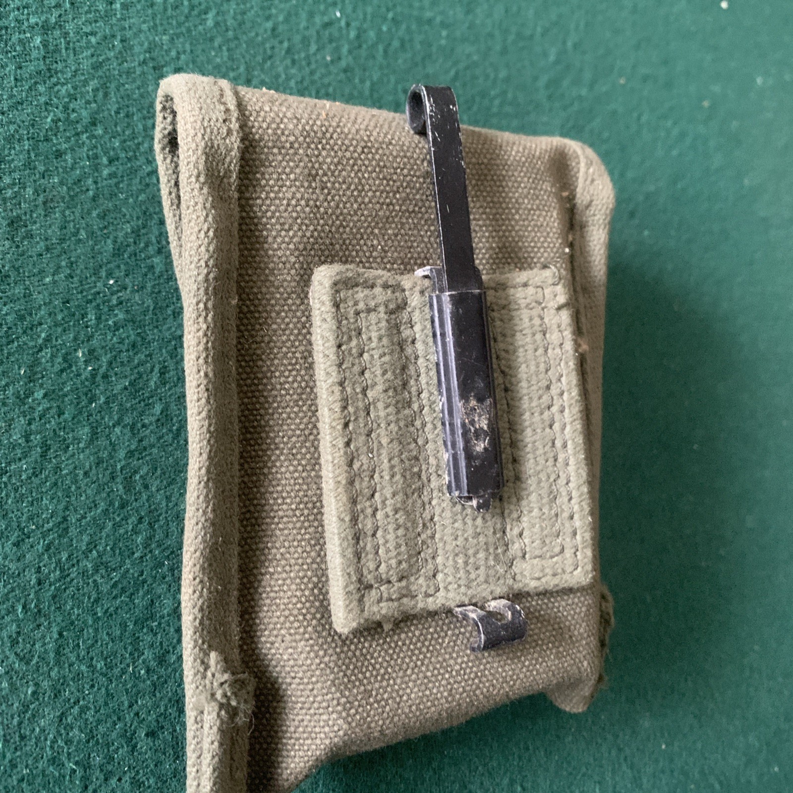 Vintage US Military Field Dressing First Aid Kit, Unopened w/ Canvas Pouch