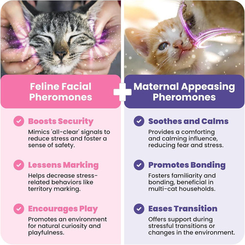 TheraPet MD - Cat Calming Diffuser Pheromone Refill Kit - Multi Anxiety...