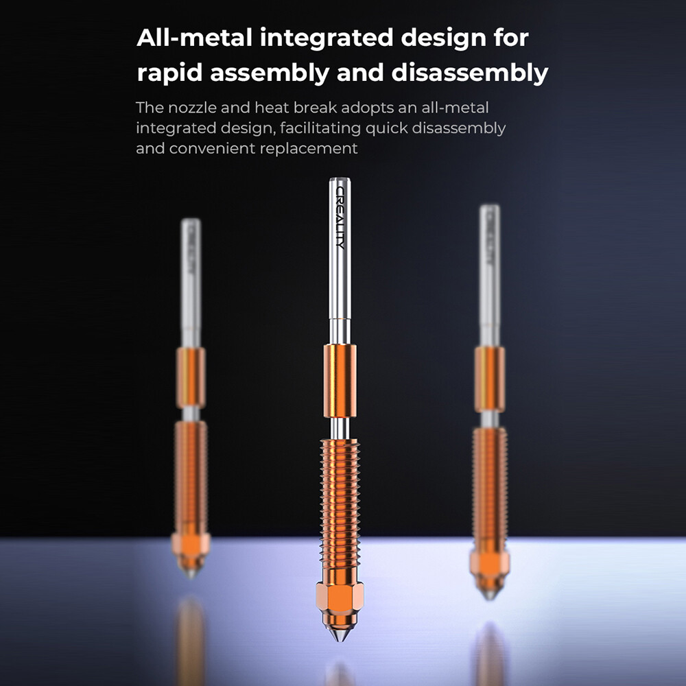 Quick-Swap 3D Printer Nozzle Kit, Nozzles Copper Alloy for K1C/Ender-3 V3/Plus