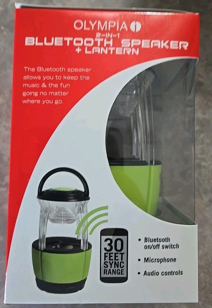 🔥 **NEW** OLYMPIA JAMLIGHT BLUETOOTH SPEAKER LANTERN. MSRP $34.99