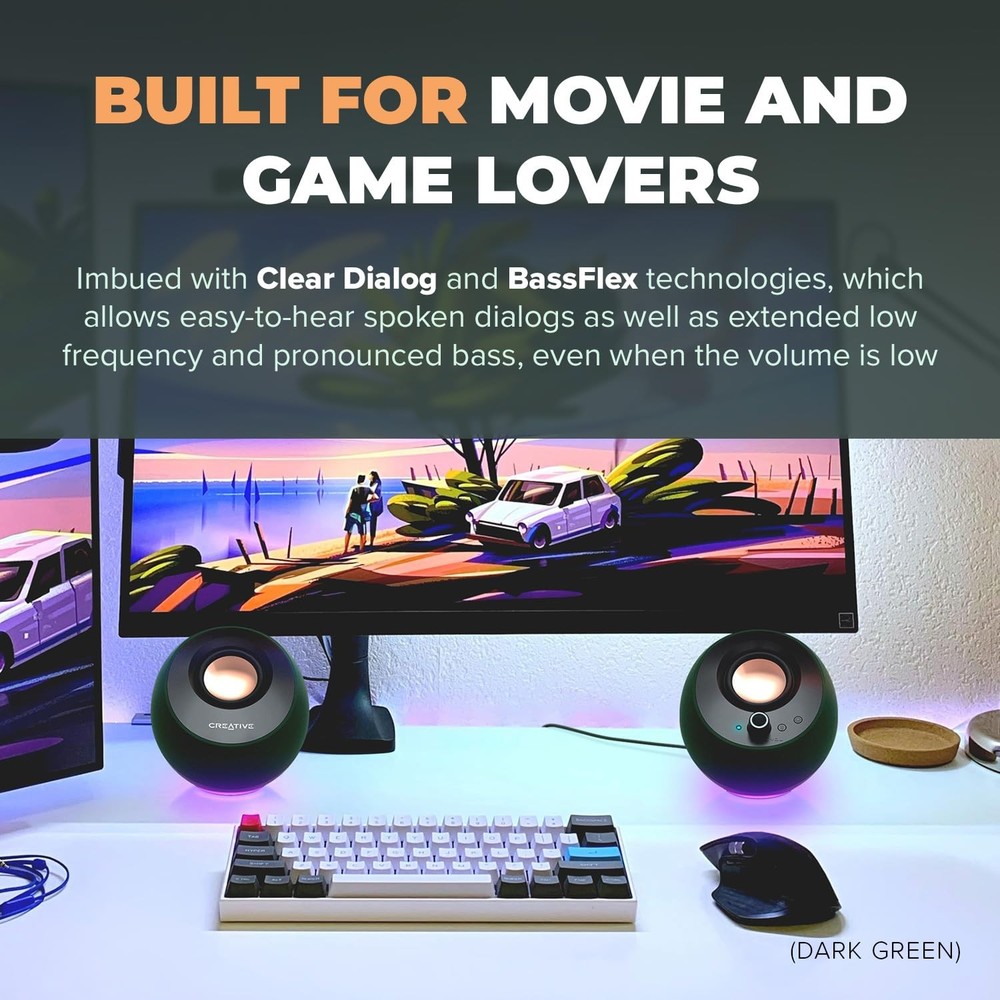 Creative Pebble Pro White