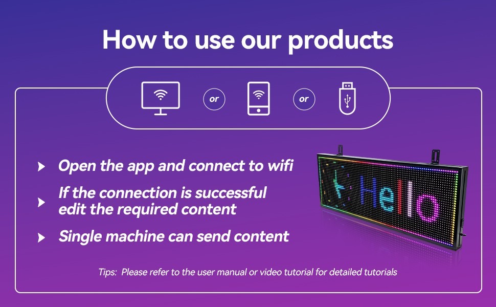 V-SEK P10 Digital Signage Displays Advertising Screen Software Programmable
