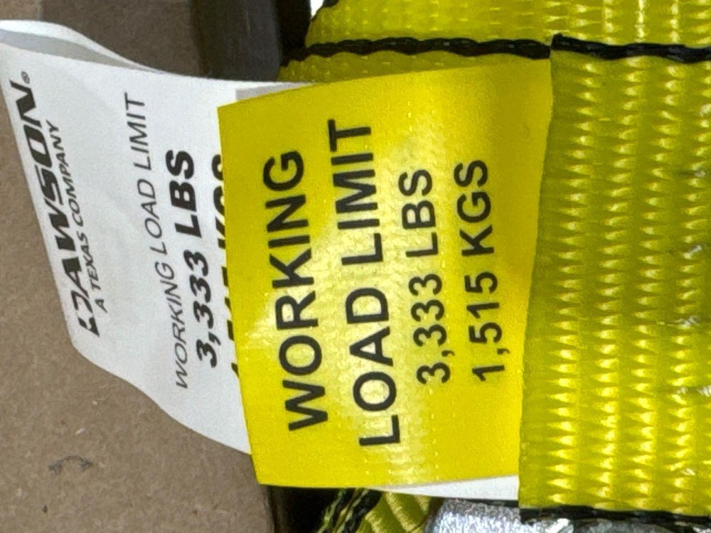 2" X 35' Ratchet Strap w J Hook 4 Pack