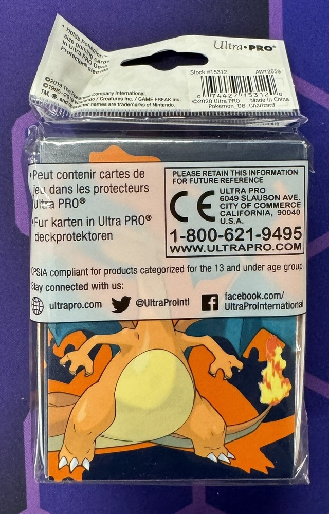 Charizard Full-View Ultra PRO Deck Box for Pokemon Cards