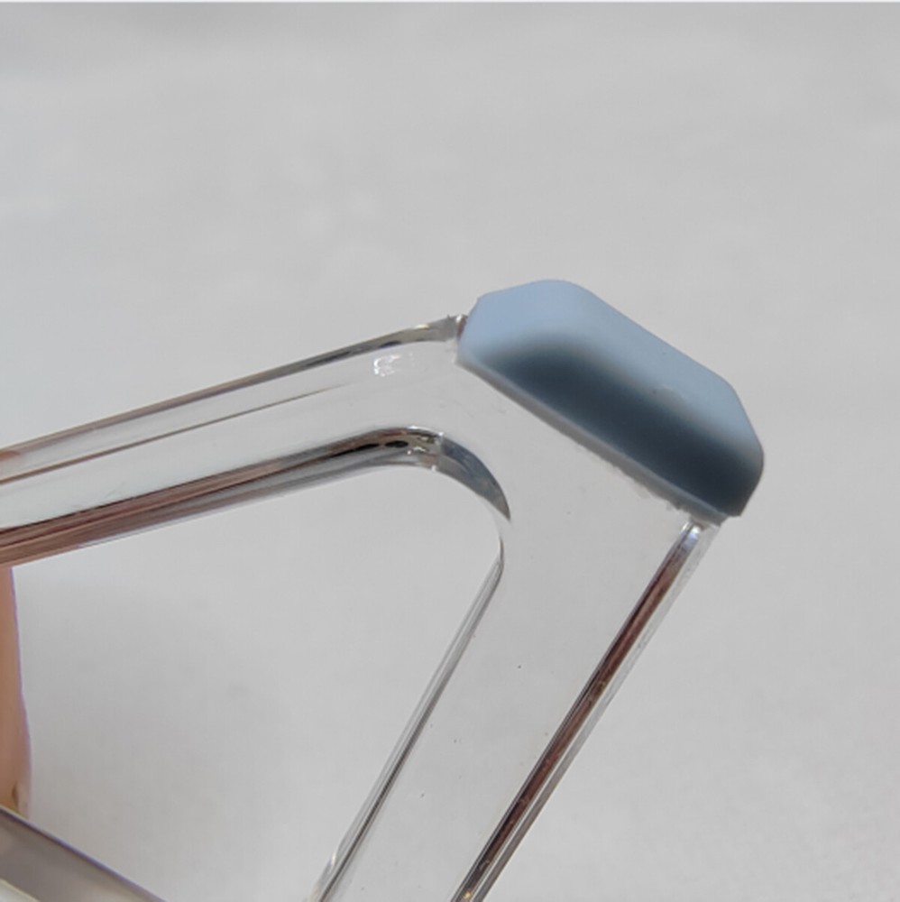 For PS5 Slim Horizontal Bracket Anti-slip Triangular Clear Mount Stand Support