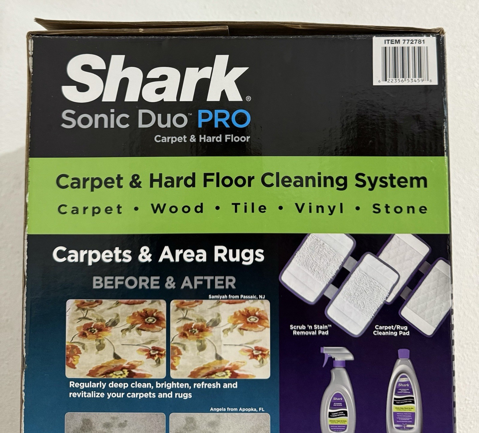 Shark Professional Sonic Duo Pro Wood & Carpet Floor Scrubber Cleaner SP1000 26