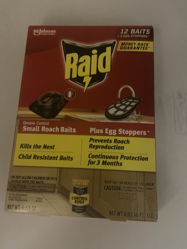 Raid 15745 Double Control Small Roach Baits