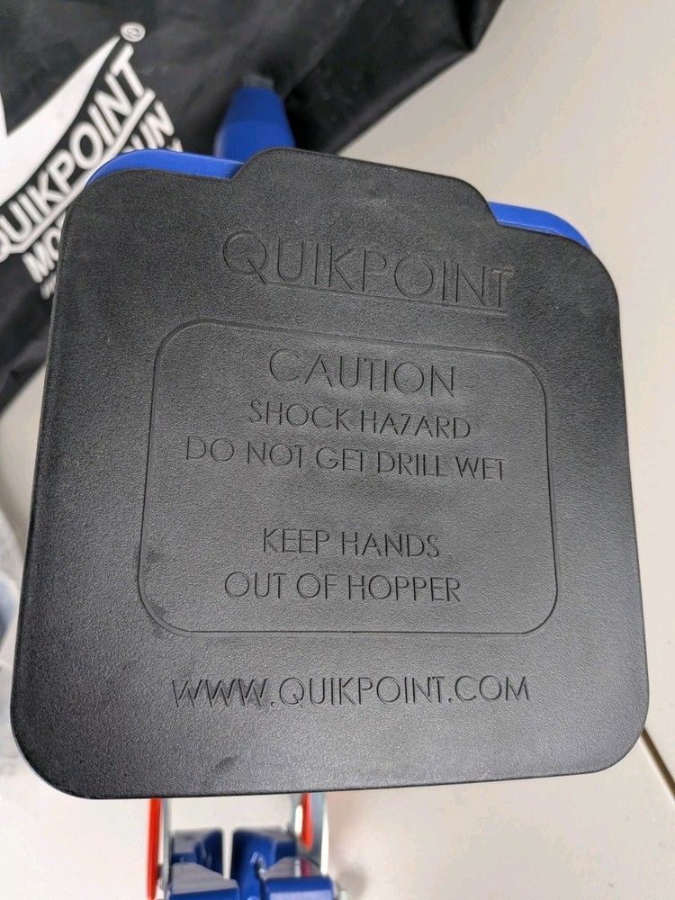Quikpoint Mortargun Model 3000 Tuckpoint Mortar Plaster Concrete Drill Attach