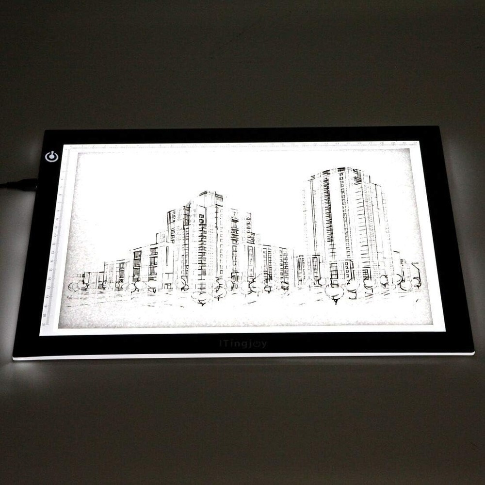 Portable A4 LED Light Box 9x12 Inch - Eyesight-Protected Light Pad for Artists