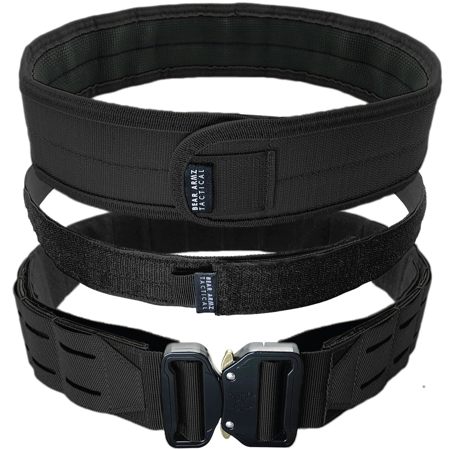 Bear Armz Tactical Battle Belt | Molle Riggers Belt | War Belt | Heavy Duty Pad