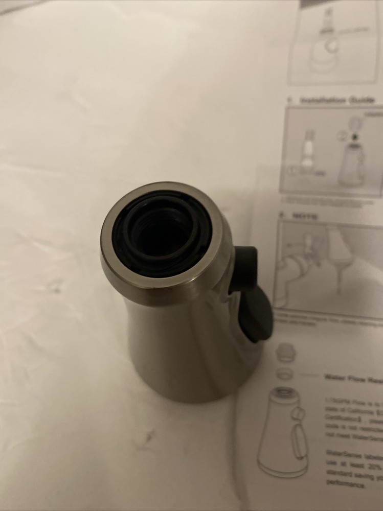 Pull Out Spray Head For Kitchen Faucet, 3-Function Down Sink Nozzle Wand Part