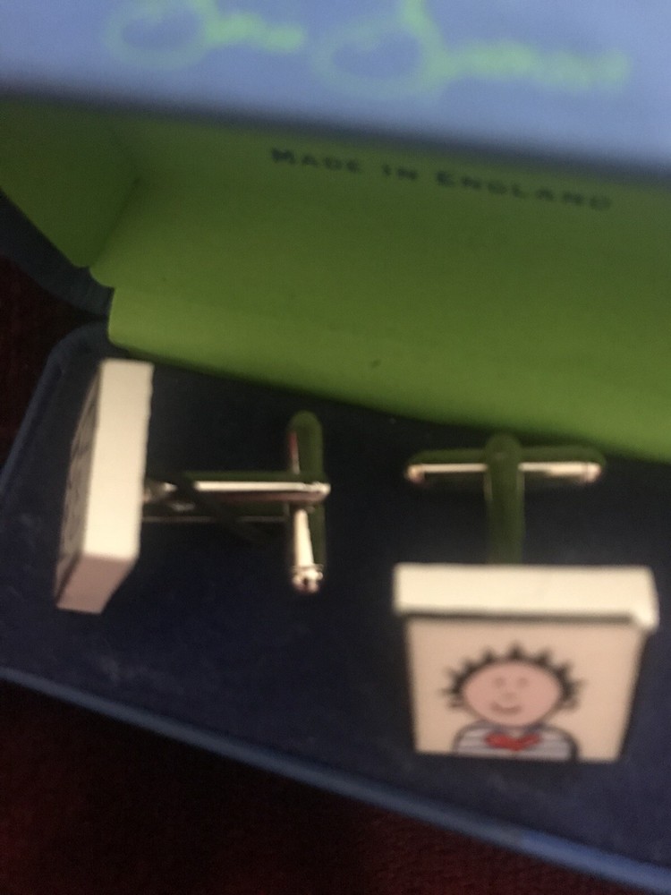 Cufflinks themed "New DAD" NIB
