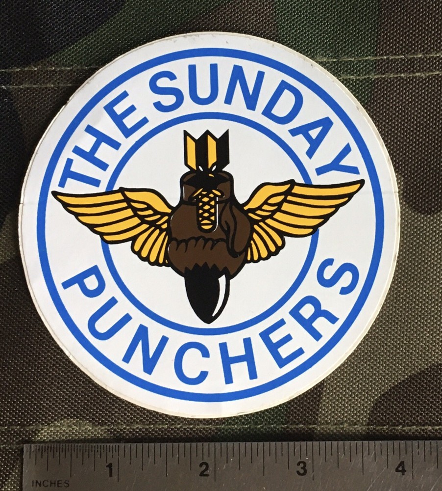 The Sunday Punchers Squadron Logo Sticker