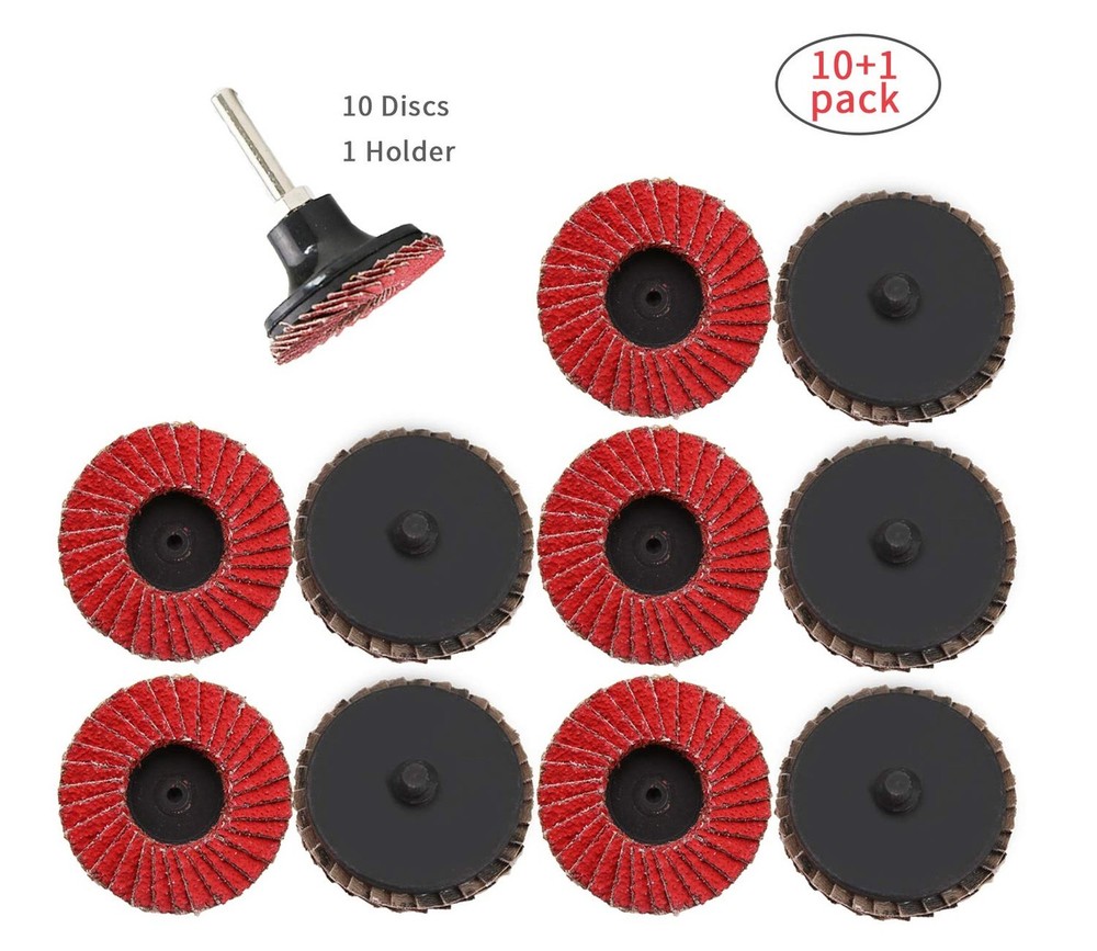 2 Inch Flap Disc 80 Grit,Surface Conditioning Disc,Quick Change Connection,Ce...