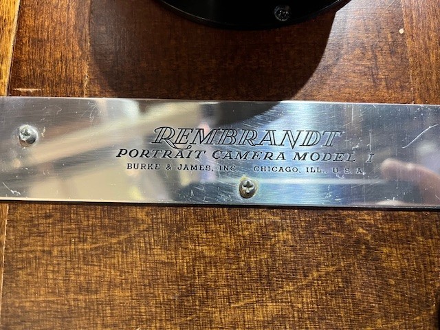 Burke & James Rembrandt Portrait Camera Model 1 (4x5) NICE