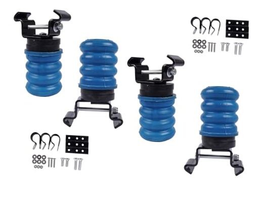 4Pack Suspension Helper Spring TSS-107-40, Left/Right Trailer Auxiliary Spring