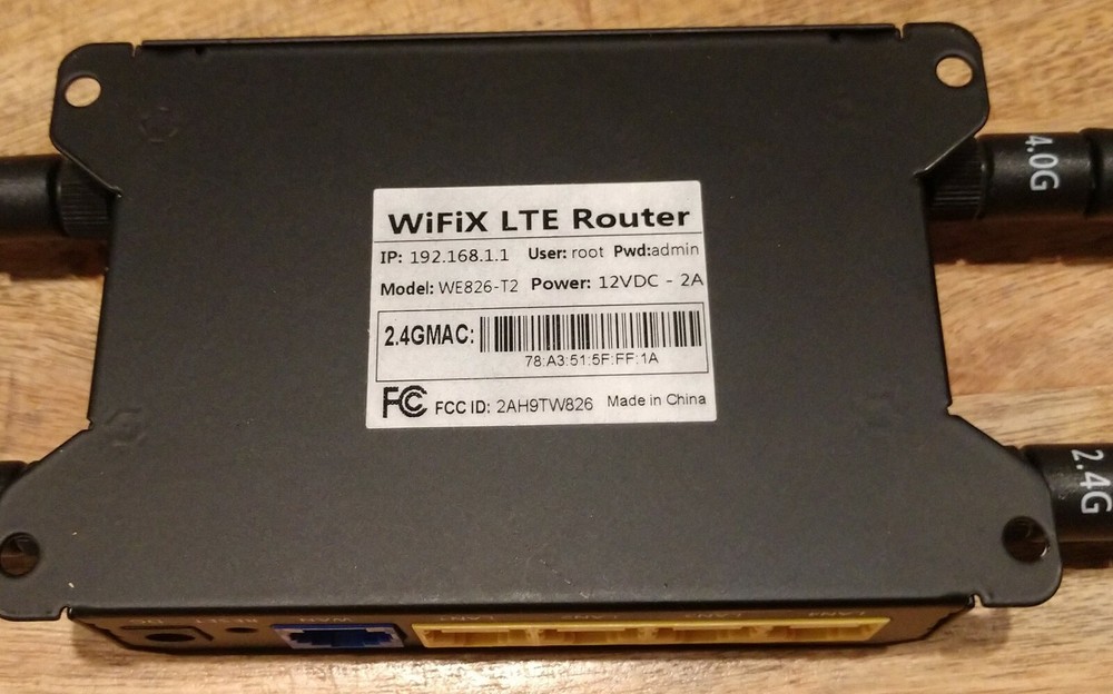 WE826-T2 MC7455 CAT6 4G LTE MODEM ROUTER