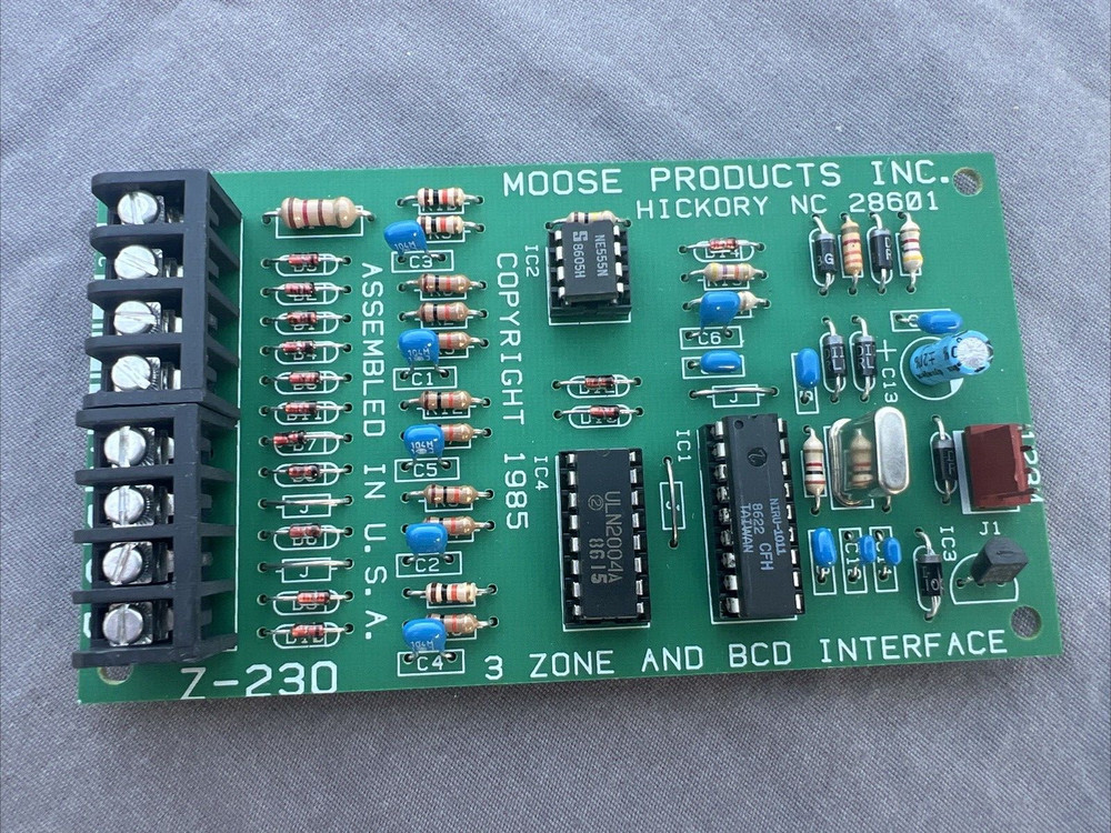 Moose Products Z-230 3-Zone & BCD Interface Board