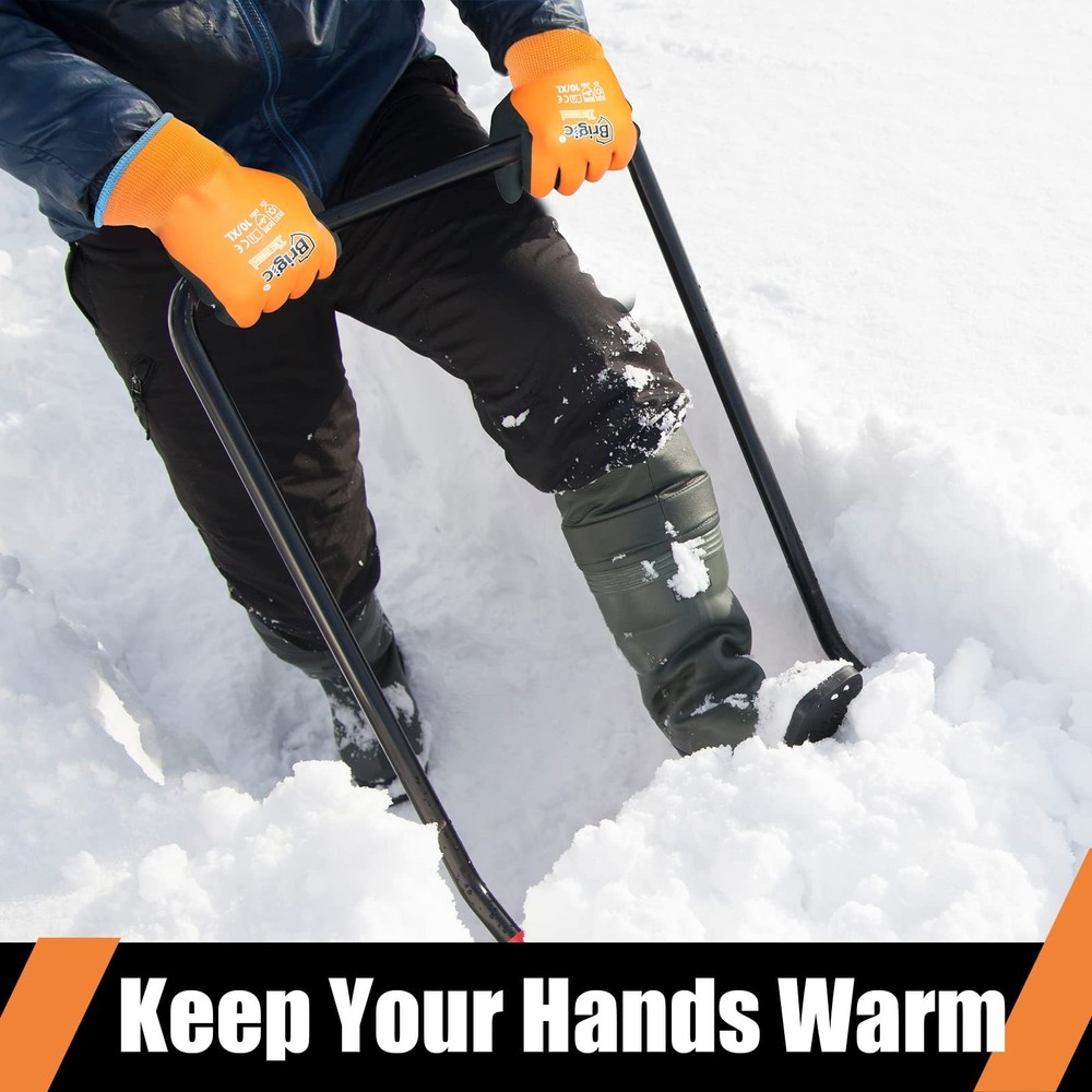 Winter Work Gloves for Men, Waterproof Work Gloves for Cold Weather, Insulate...