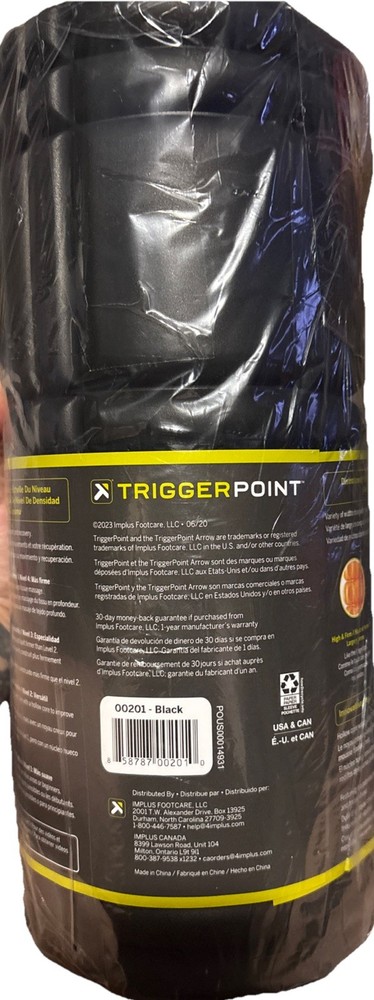 Trigger Point Performance TPT-GRDBW The Grid Black Foam Roller - Black