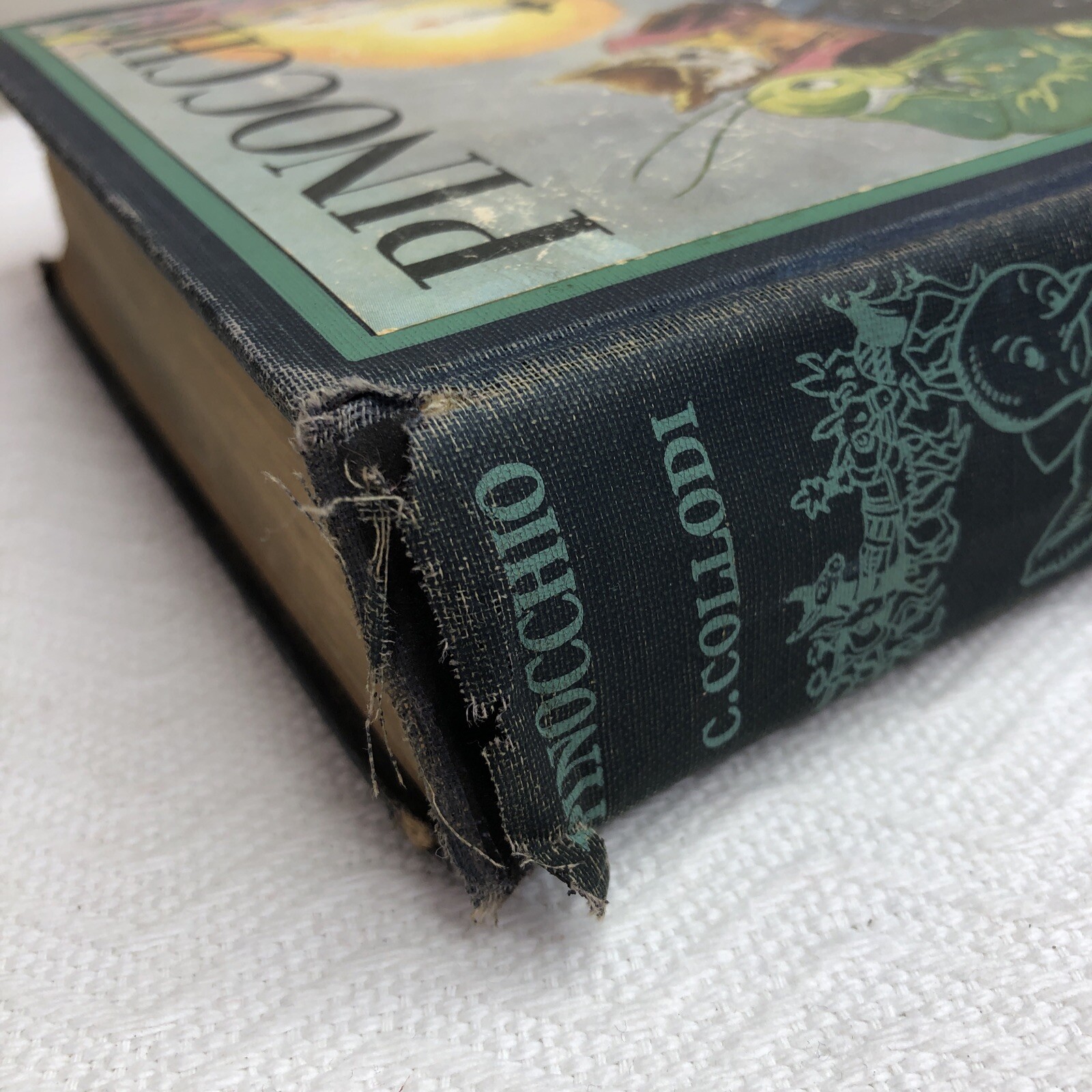 PINOCCHIO C. Collodi VTG Color Illustrated Maud & Miska Petersham 1932 HC