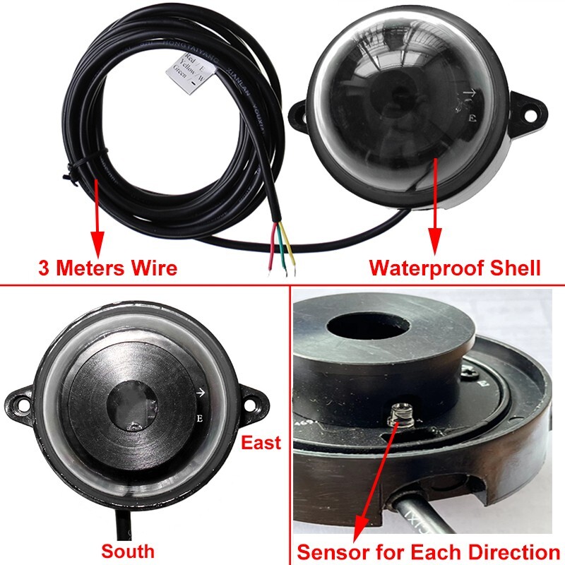 12V/24V Complete Electric Single Axis Solar Panel Tracking Tracker Controller IG
