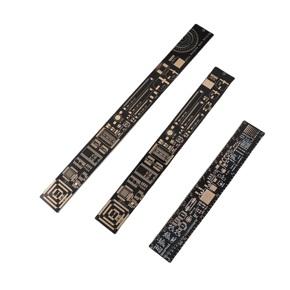 3PCS High Accuracy Multifunctional Printed Circuit Board Engineering Ruler For