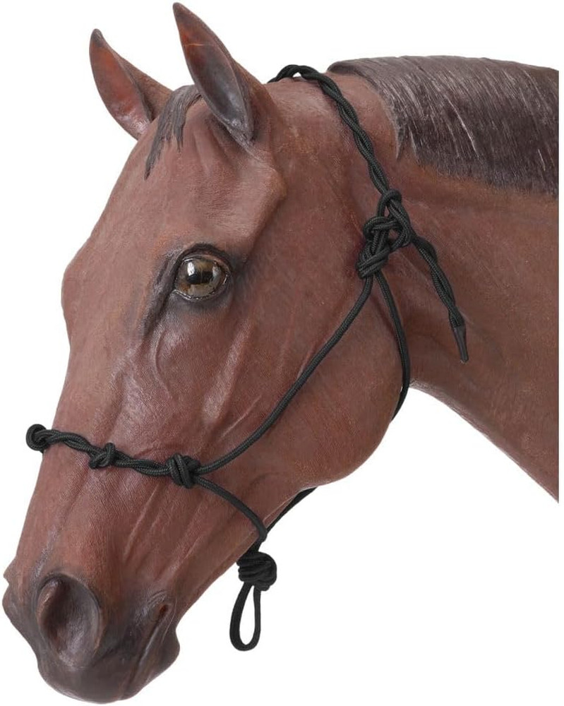 Tough1 Knotted Rope Halter with Twisted Crown
