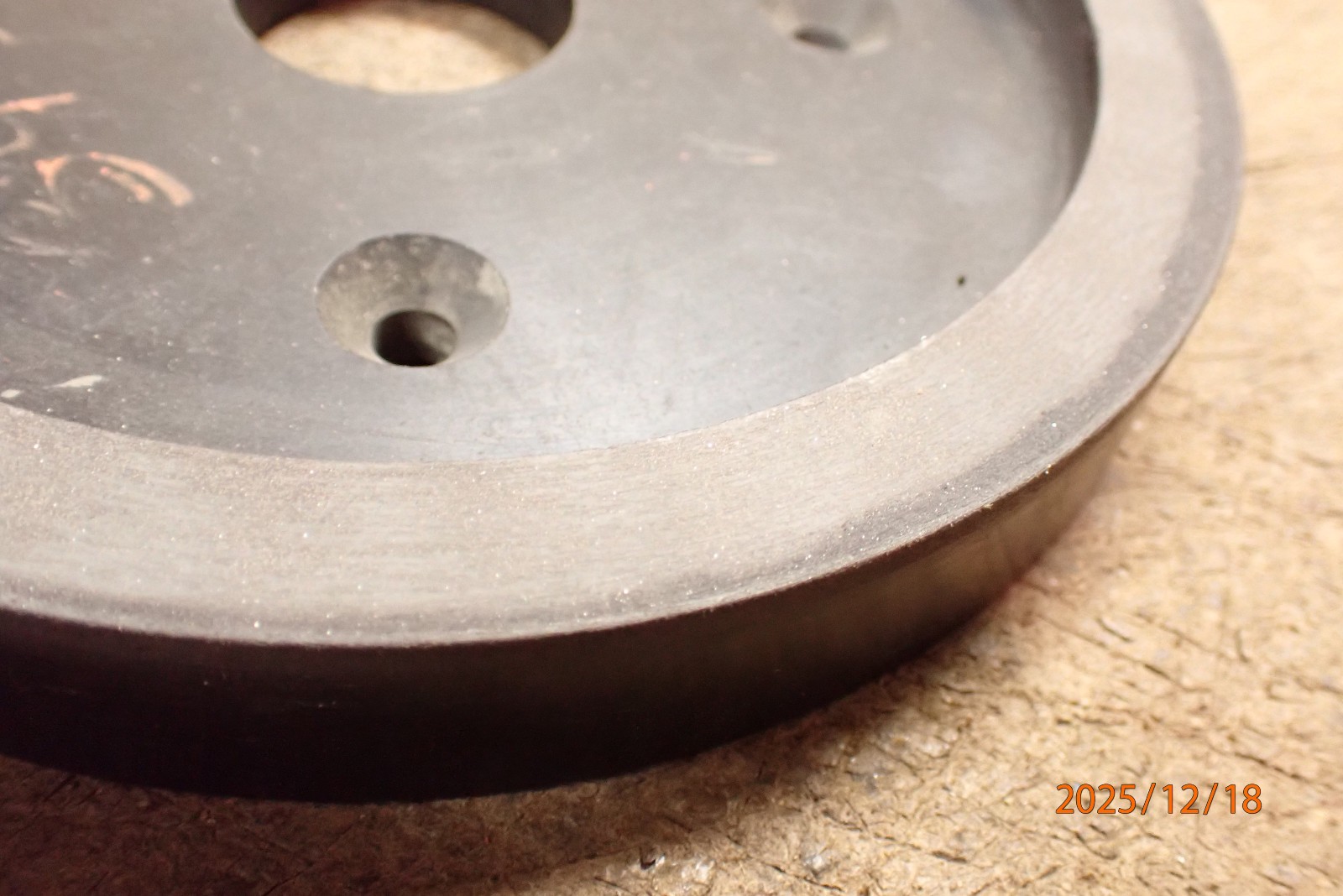 2, OLDER 6" TOOL GRINDER DIAMOND WHEELS