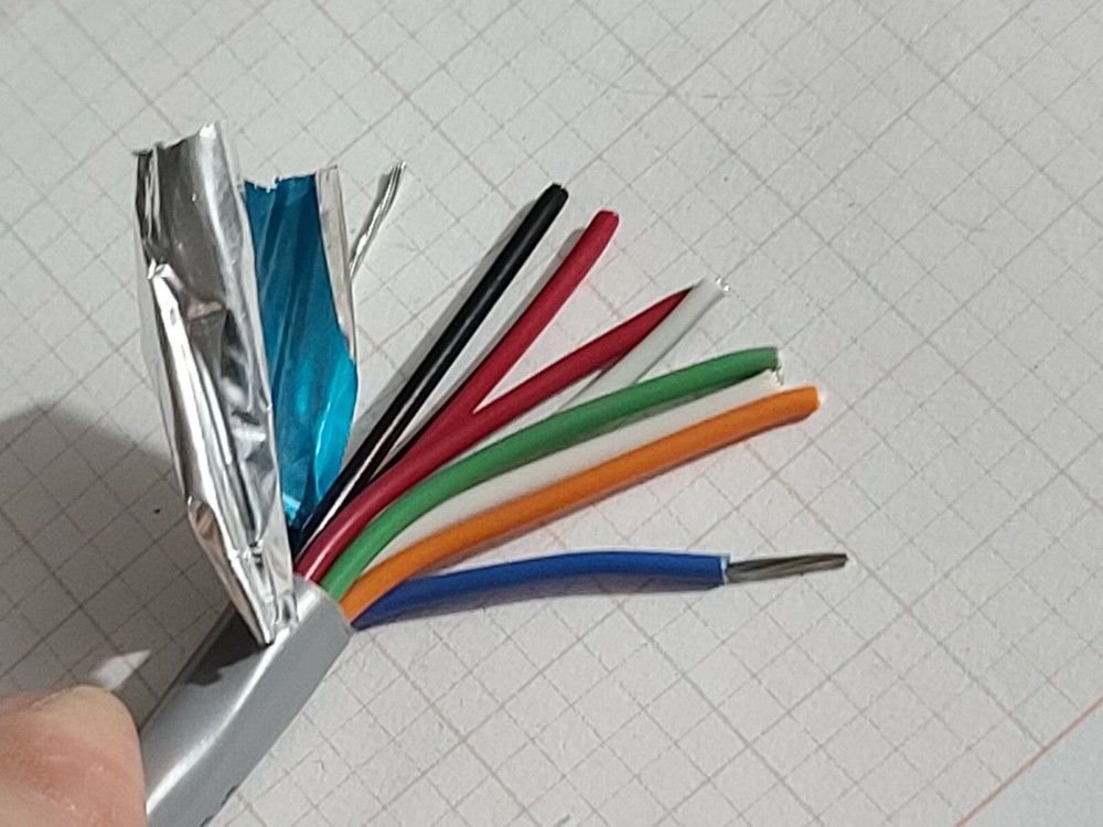 Carol C0784A 20/8C Shielded Tinned Copper Computer/Communication Cable /50ft