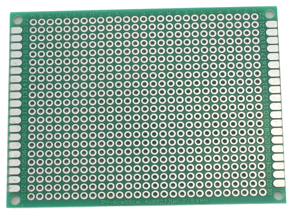 2/10 pcs Single Sided Universal PCB Proto Prototype Perf Board 6*8 6x8 cm