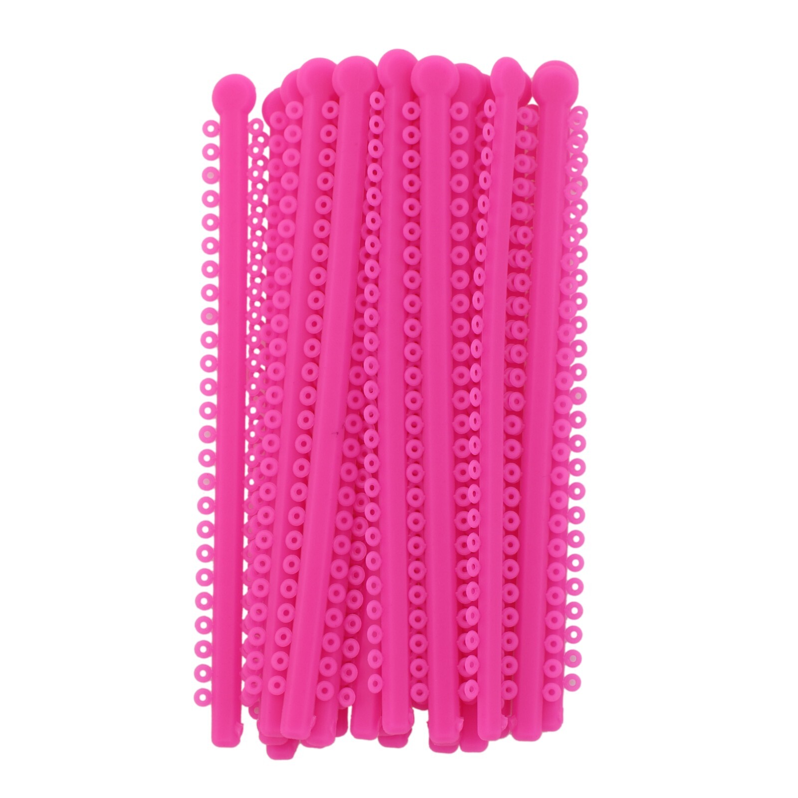 1000pcs Dental Ligature Ties Braces Rubber Bands Orthodontic Elastic 11 Colors