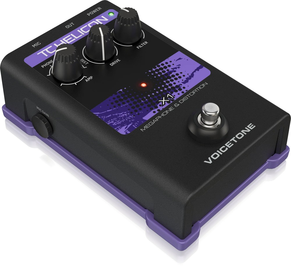 TC Helicon VoiceTone X1 Vocal Effects Processor Pedal