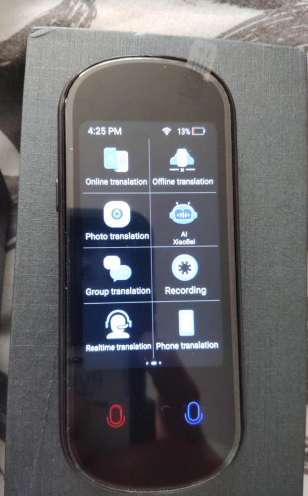 Languages Translator Device, 3”Touch Screen Two-Way Real-Time Translator NEW