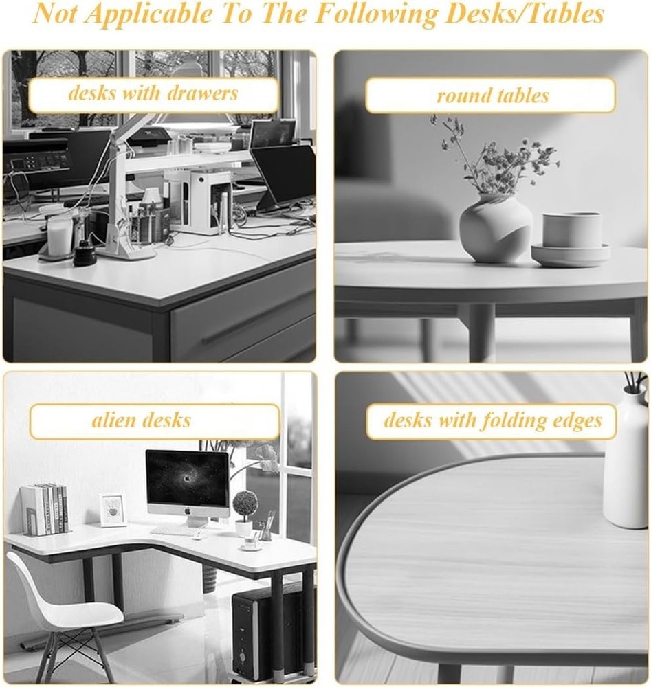 Quick Install Under Desk Keyboard Holder Bracket - Adjustable & Foldable Design