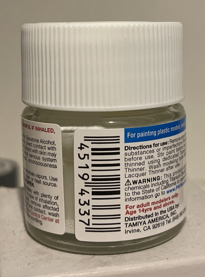 Tamiya LP-2 White Lacquer Paint (10ml) [TAM82102]