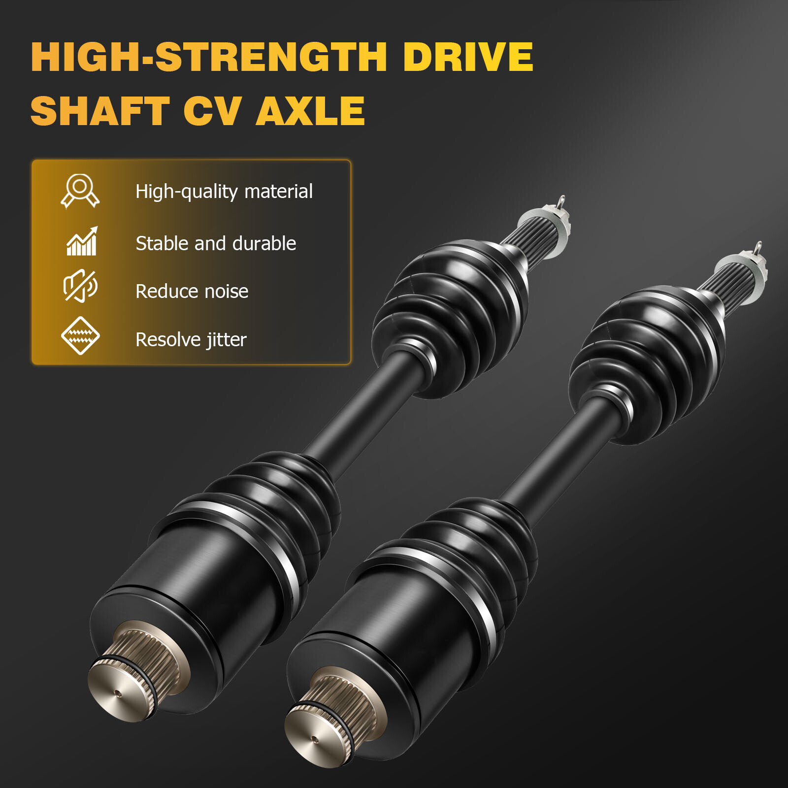 2X Rear CV Axles For Polaris Sportsman 500 700 600 400 2003-2005 2004 138024