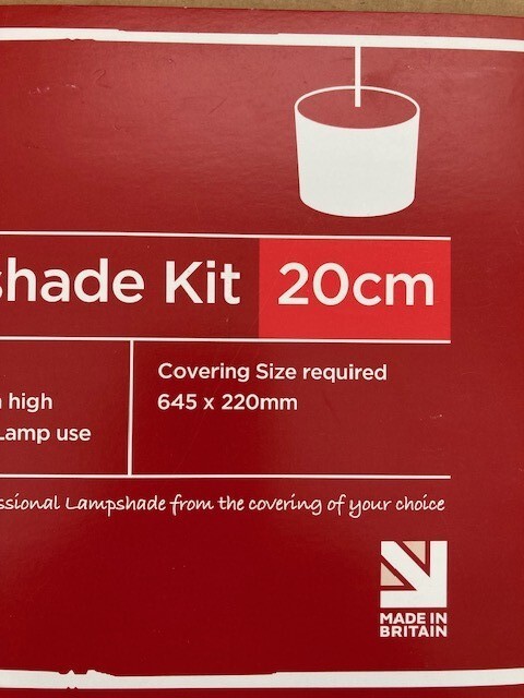 Need Craft Lampshade Kit - Round Drum Shape - 20 cm